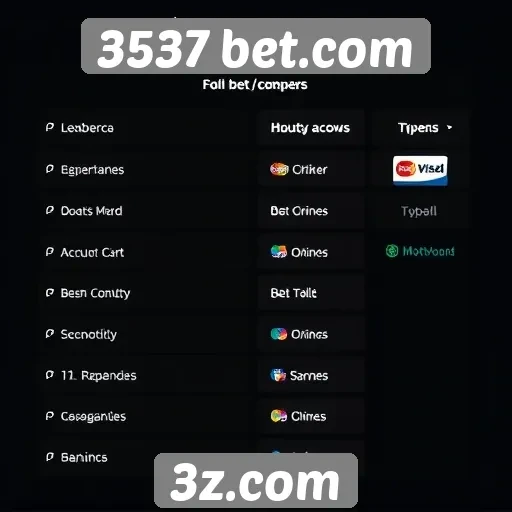 Métodos de pagamento disponíveis em 3537 bet.com